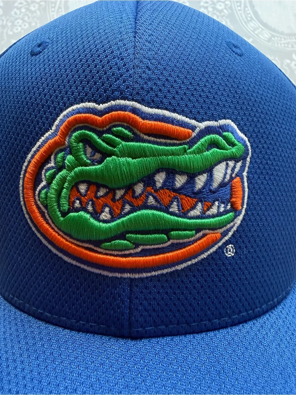 Top of the World Blue Flexfit Hat Cap Florida Gators Embroidered Logo OSFM (M/L)